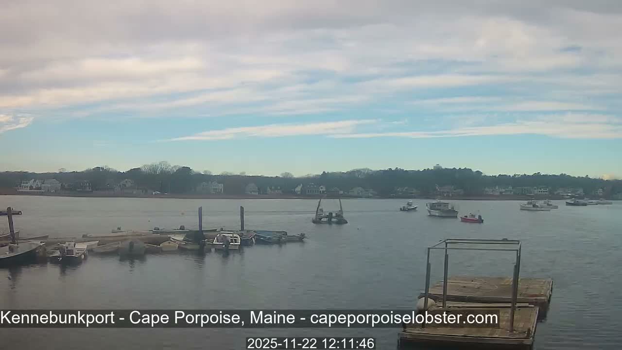 Cape Porpoise,  Inner Harbor Live Cam - Kennebunkport, Maine, USA