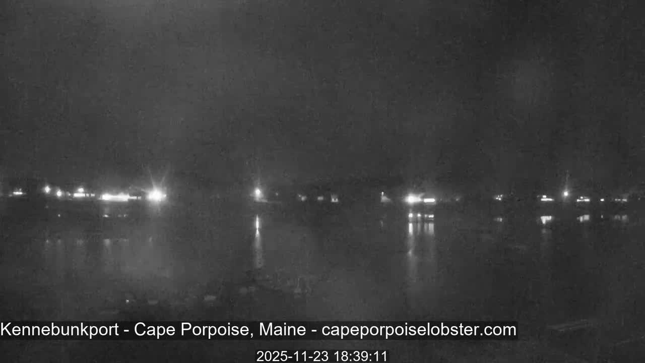 Cape Porpoise,  Inner Harbor Live Cam - Kennebunkport, Maine, USA