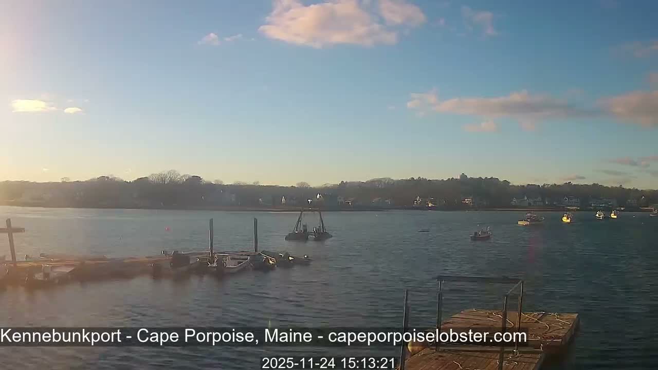 Cape Porpoise,  Inner Harbor Live Cam - Kennebunkport, Maine, USA
