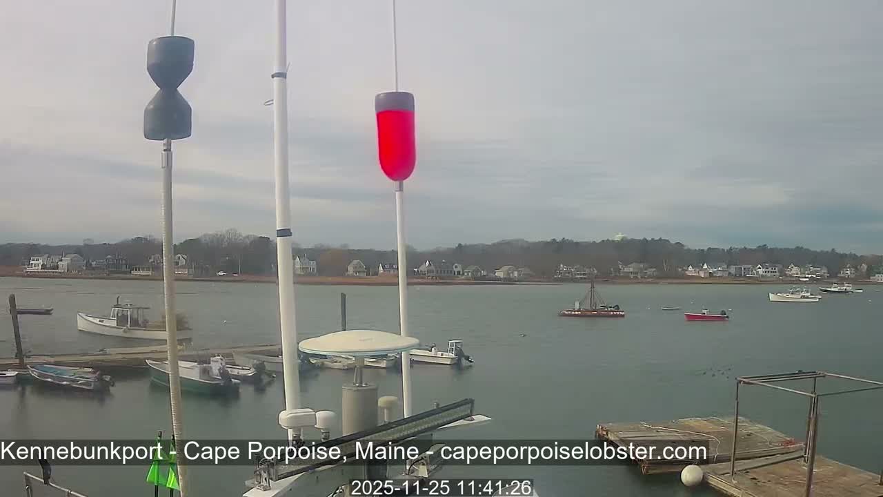 Cape Porpoise,  Inner Harbor Live Cam - Kennebunkport, Maine, USA