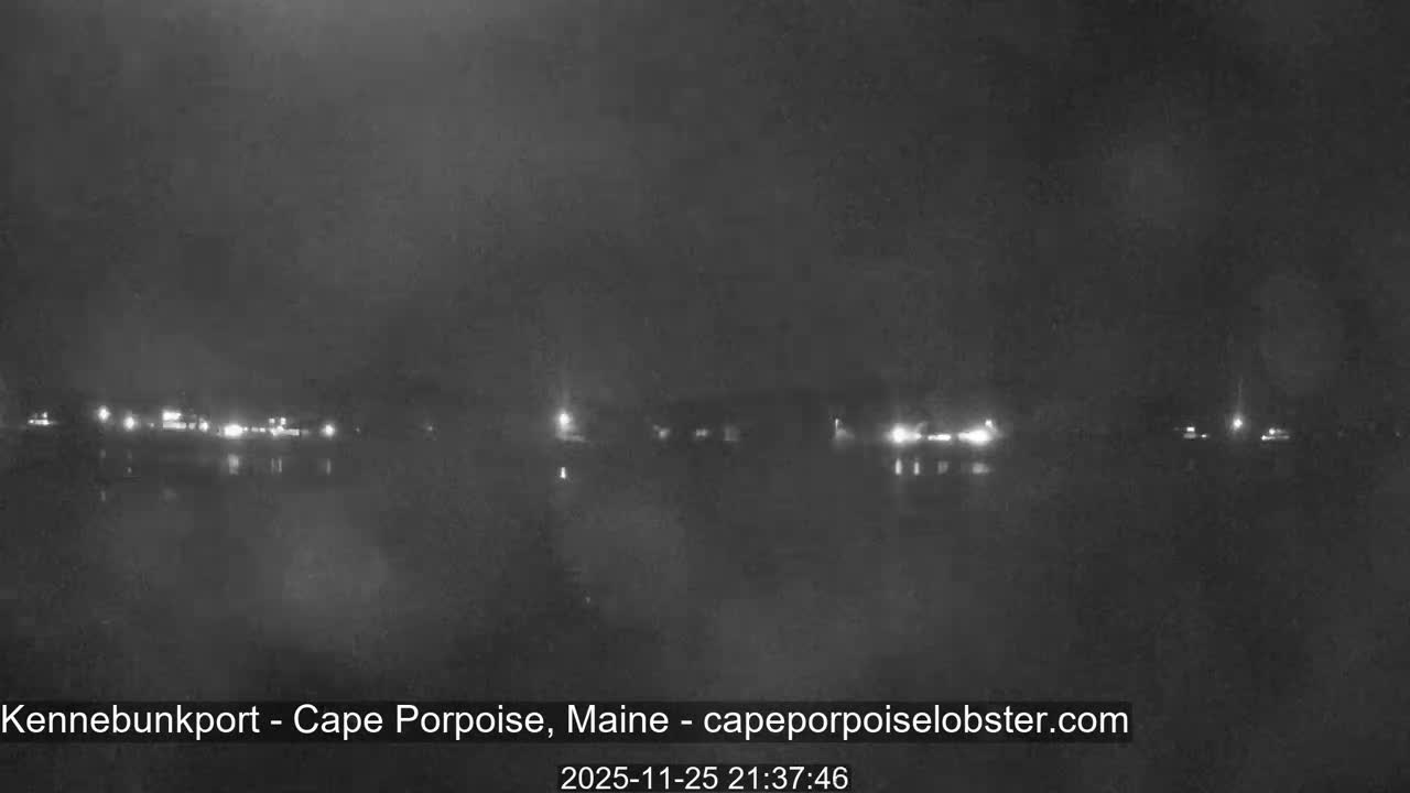 Cape Porpoise,  Inner Harbor Live Cam - Kennebunkport, Maine, USA