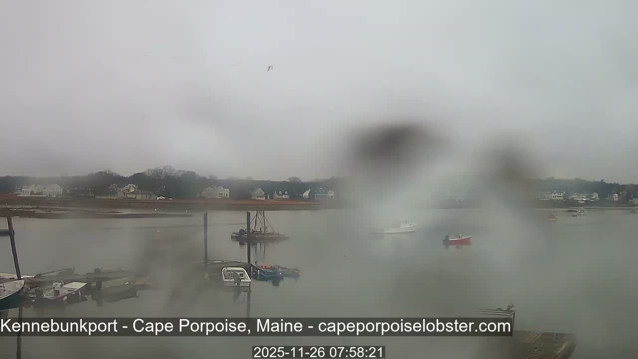 Cape Porpoise,  Inner Harbor Live Cam - Kennebunkport, Maine, USA