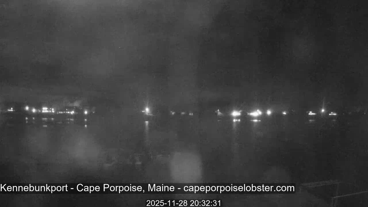 Cape Porpoise,  Inner Harbor Live Cam - Kennebunkport, Maine, USA