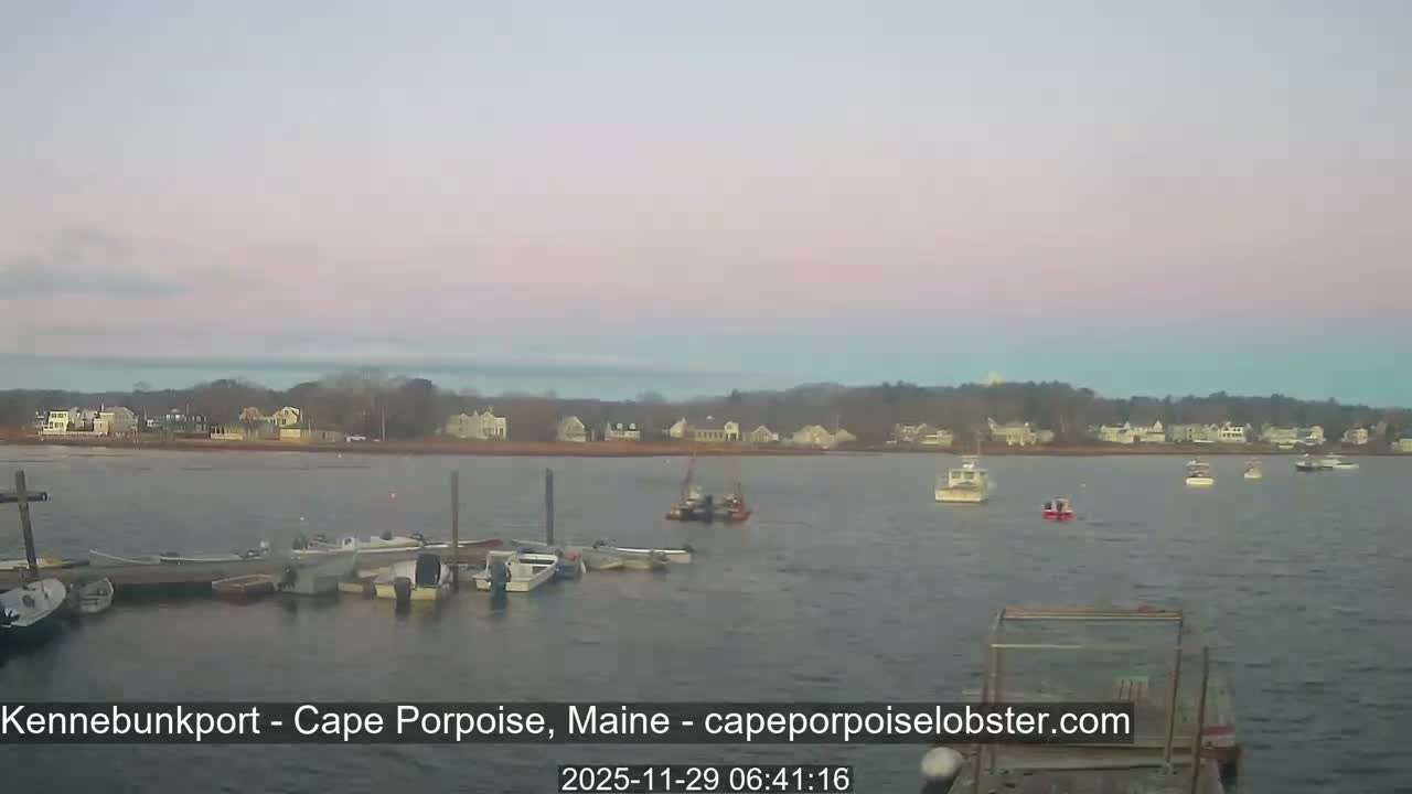 Cape Porpoise,  Inner Harbor Live Cam - Kennebunkport, Maine, USA