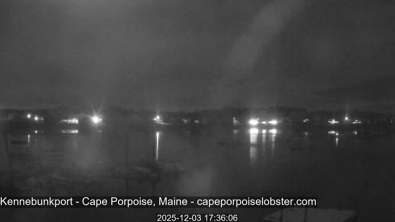 Cape Porpoise,  Inner Harbor Live Cam - Kennebunkport, Maine, USA