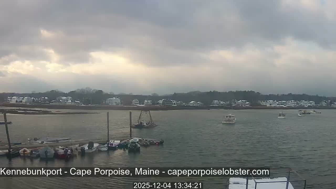 Cape Porpoise,  Inner Harbor Live Cam - Kennebunkport, Maine, USA
