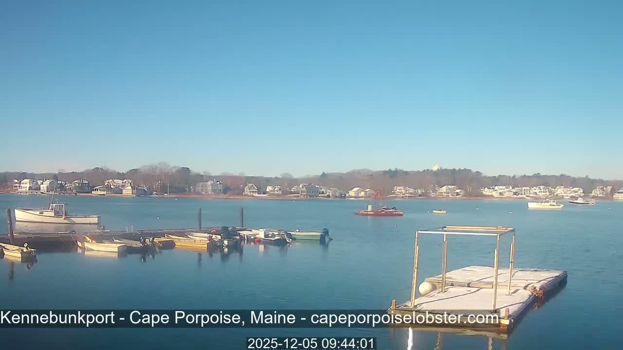 Cape Porpoise,  Inner Harbor Live Cam - Kennebunkport, Maine, USA