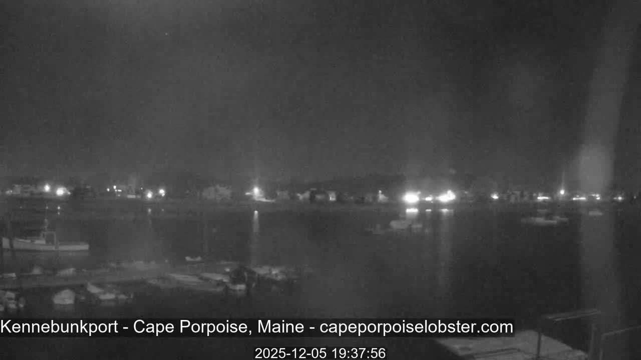Cape Porpoise,  Inner Harbor Live Cam - Kennebunkport, Maine, USA