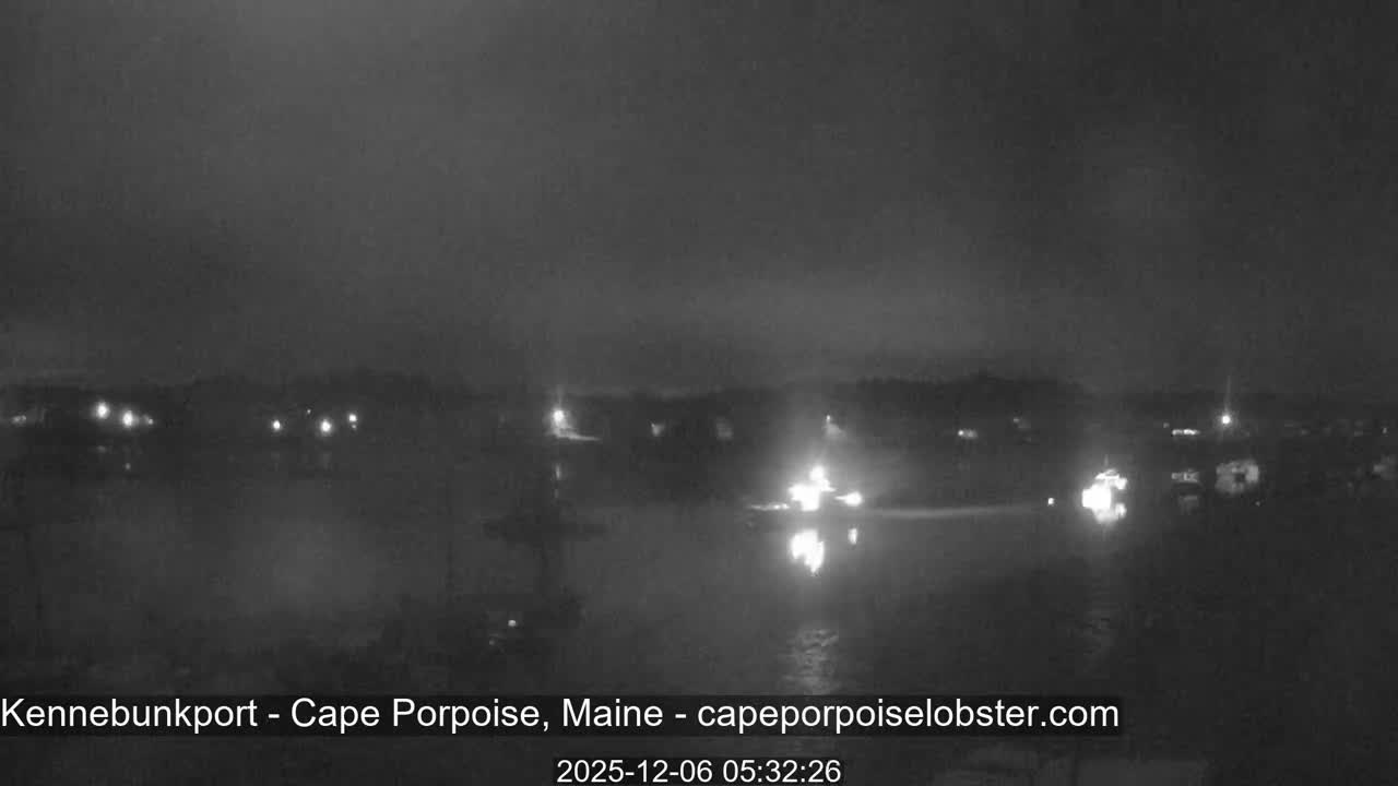 Cape Porpoise,  Inner Harbor Live Cam - Kennebunkport, Maine, USA