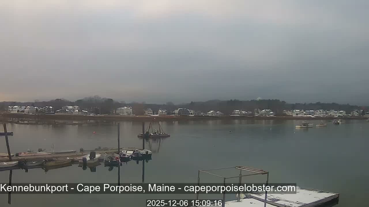 Cape Porpoise,  Inner Harbor Live Cam - Kennebunkport, Maine, USA