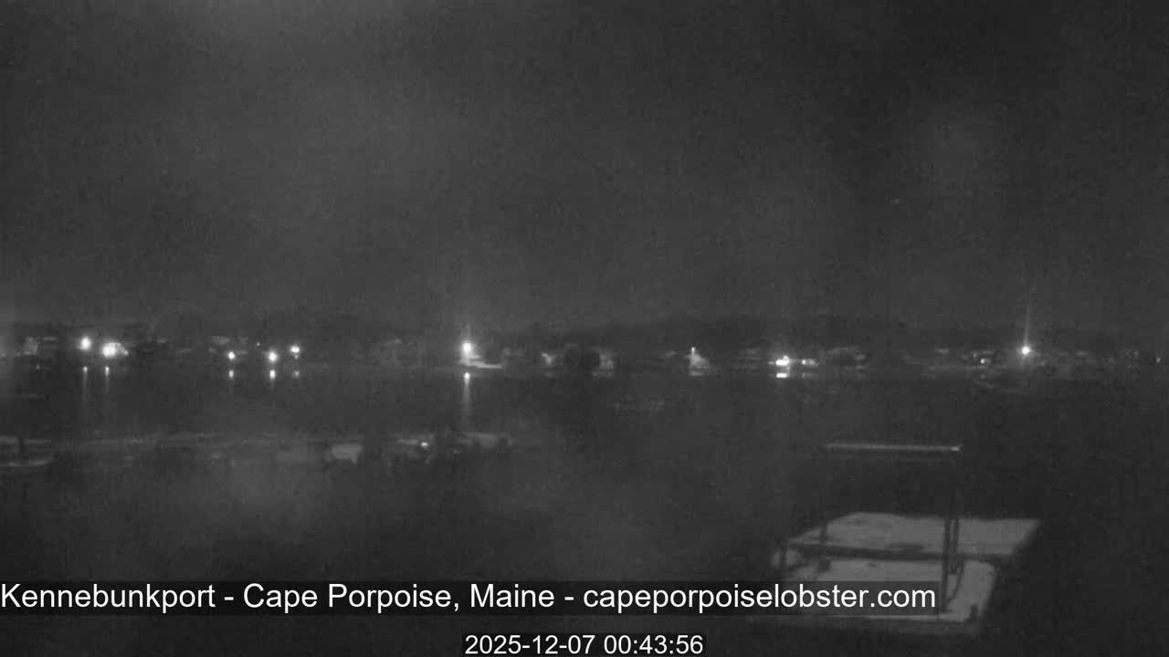 Cape Porpoise,  Inner Harbor Live Cam - Kennebunkport, Maine, USA