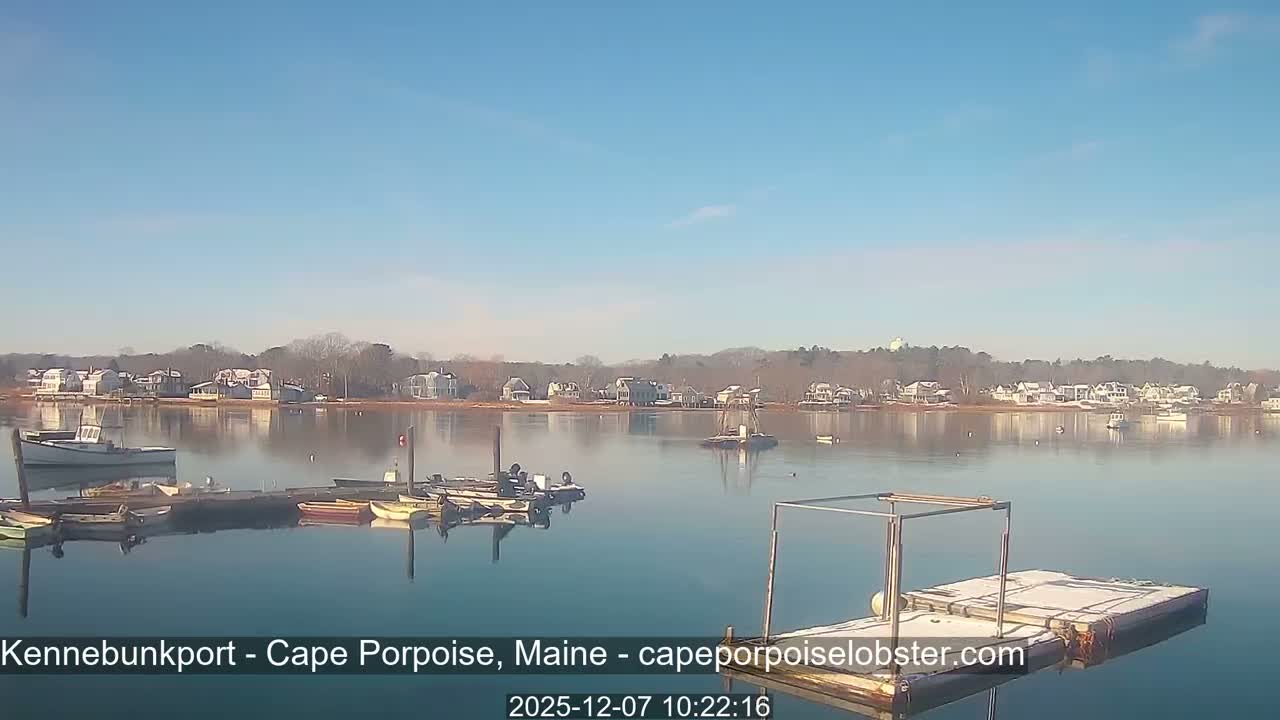 Cape Porpoise,  Inner Harbor Live Cam - Kennebunkport, Maine, USA