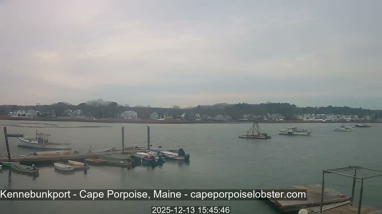 Cape Porpoise,  Inner Harbor Live Cam - Kennebunkport, Maine, USA