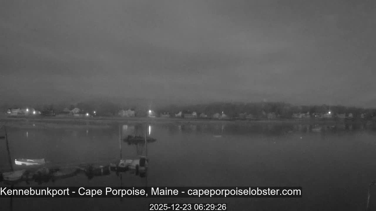 Cape Porpoise,  Inner Harbor Live Cam - Kennebunkport, Maine, USA