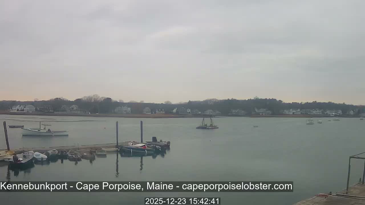Cape Porpoise,  Inner Harbor Live Cam - Kennebunkport, Maine, USA
