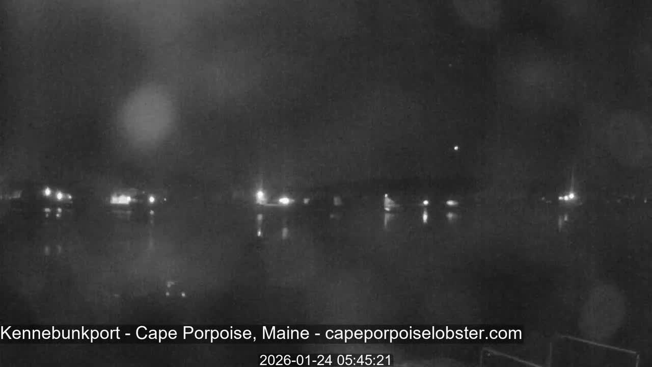 Cape Porpoise,  Inner Harbor Live Cam - Kennebunkport, Maine, USA