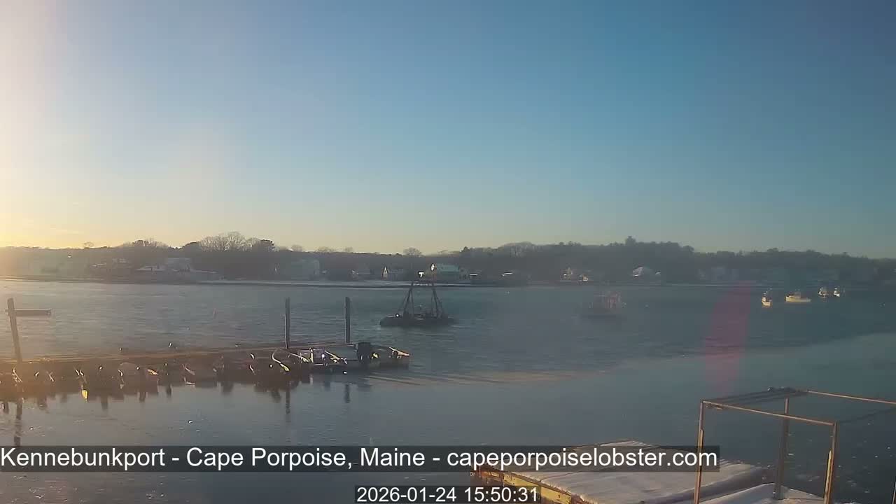 Cape Porpoise,  Inner Harbor Live Cam - Kennebunkport, Maine, USA
