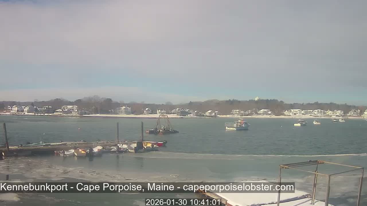 Cape Porpoise,  Inner Harbor Live Cam - Kennebunkport, Maine, USA