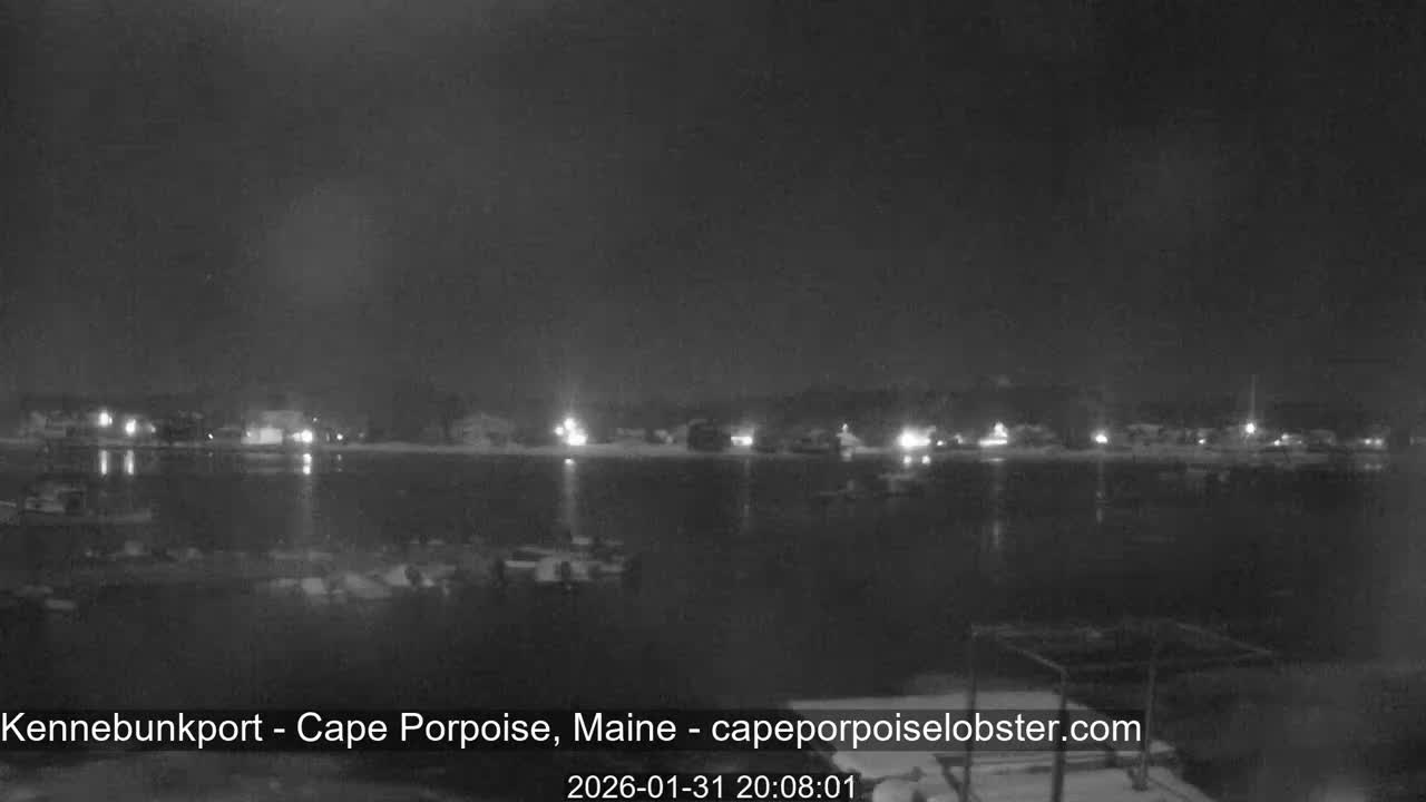 Cape Porpoise,  Inner Harbor Live Cam - Kennebunkport, Maine, USA