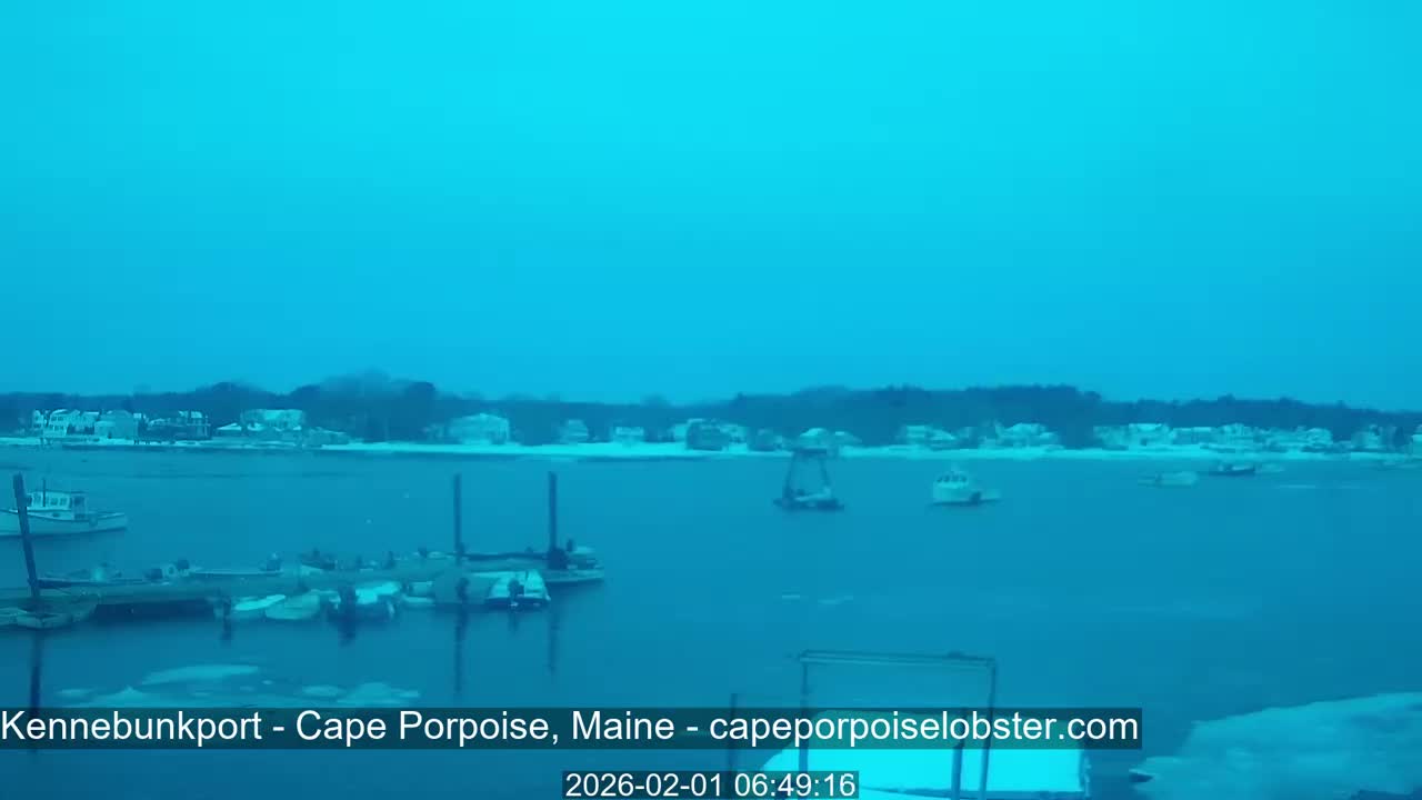 Cape Porpoise,  Inner Harbor Live Cam - Kennebunkport, Maine, USA