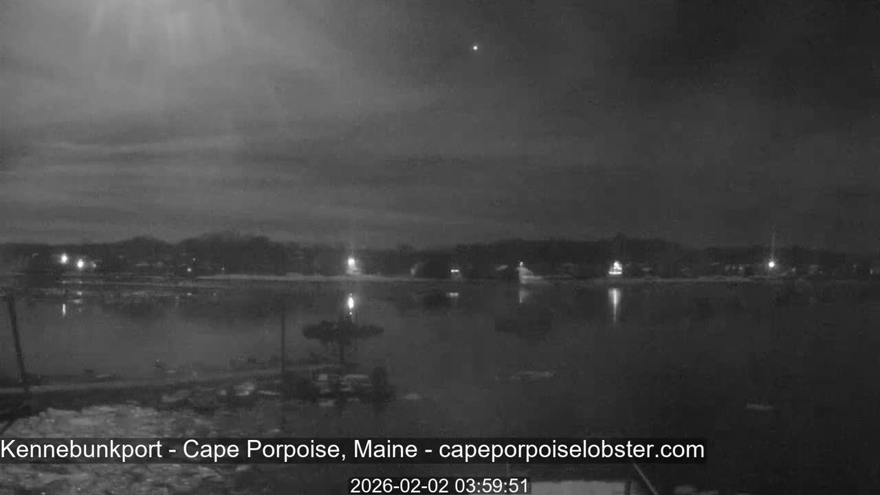 Cape Porpoise,  Inner Harbor Live Cam - Kennebunkport, Maine, USA
