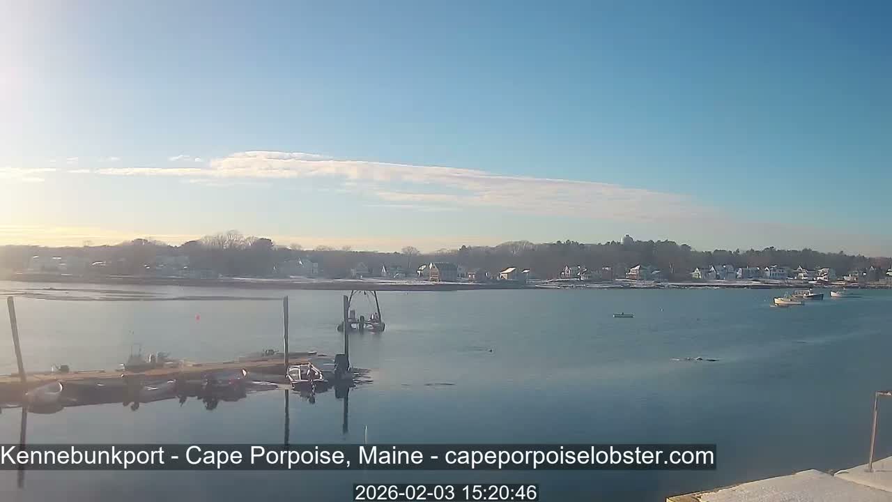 Cape Porpoise,  Inner Harbor Live Cam - Kennebunkport, Maine, USA