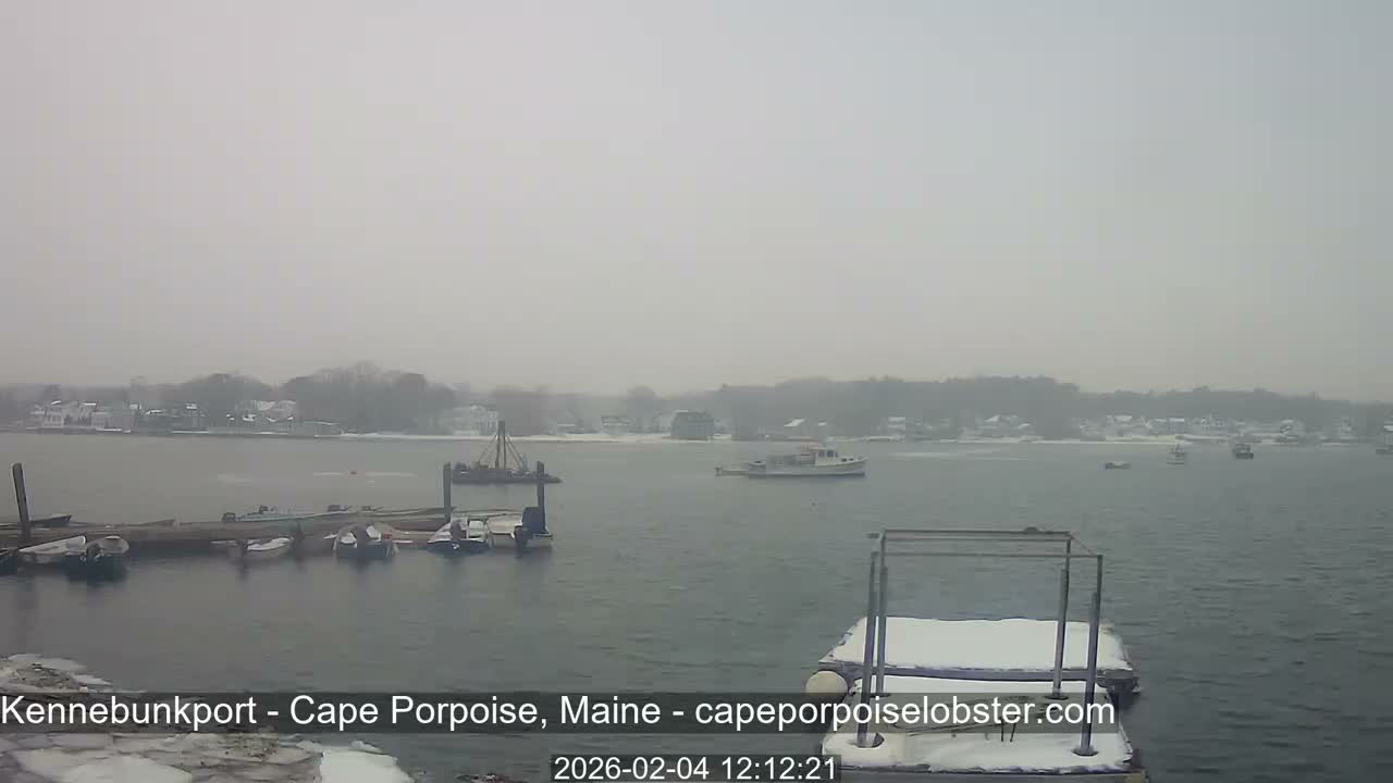 Cape Porpoise,  Inner Harbor Live Cam - Kennebunkport, Maine, USA