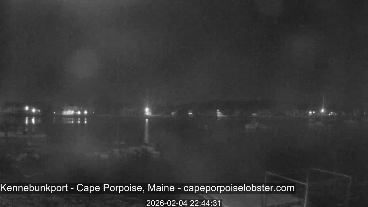 Cape Porpoise,  Inner Harbor Live Cam - Kennebunkport, Maine, USA