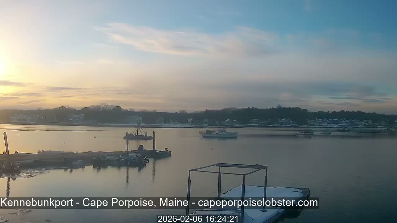 Cape Porpoise,  Inner Harbor Live Cam - Kennebunkport, Maine, USA