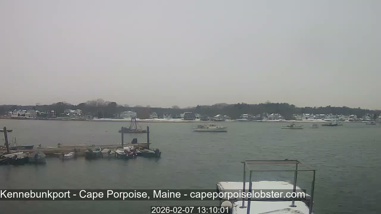 Cape Porpoise,  Inner Harbor Live Cam - Kennebunkport, Maine, USA