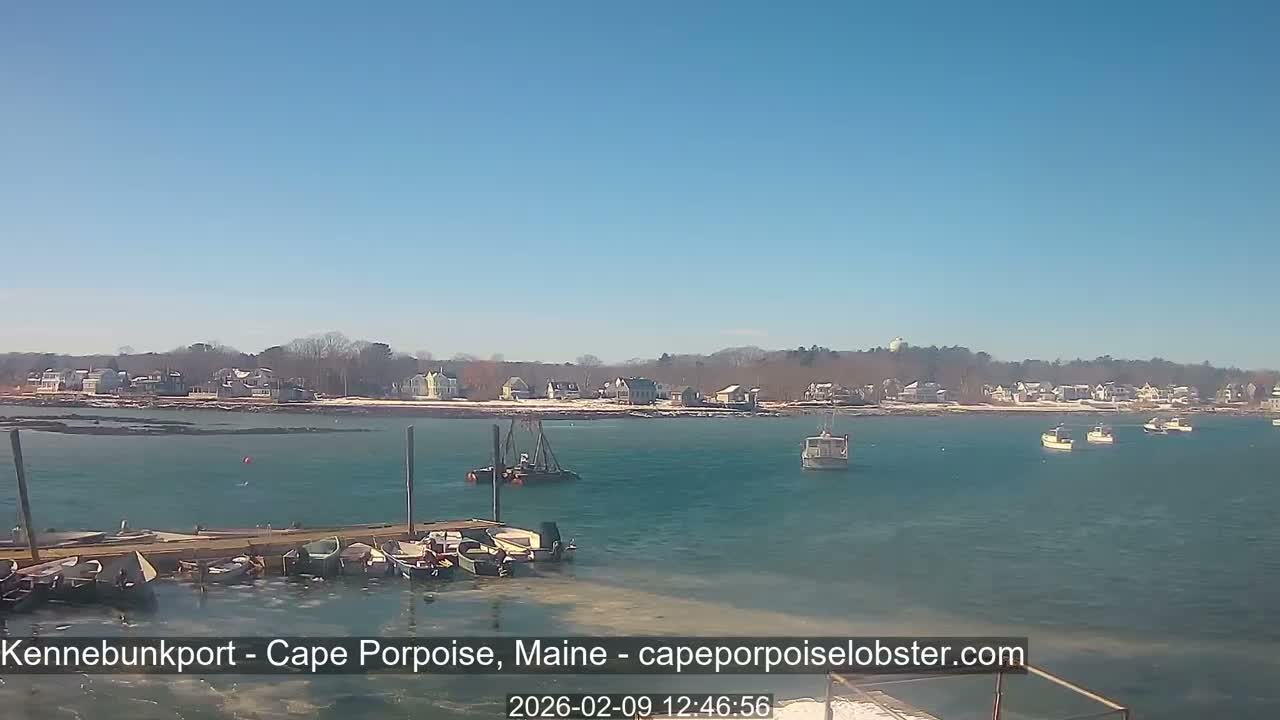 Cape Porpoise,  Inner Harbor Live Cam - Kennebunkport, Maine, USA