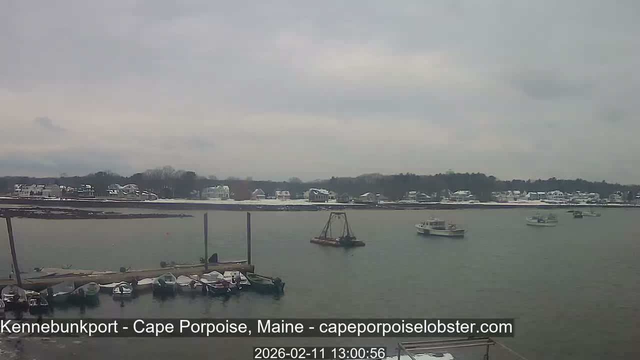 Cape Porpoise,  Inner Harbor Live Cam - Kennebunkport, Maine, USA