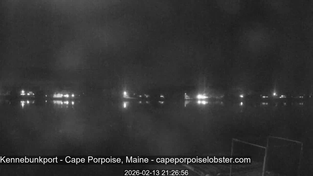Cape Porpoise,  Inner Harbor Live Cam - Kennebunkport, Maine, USA