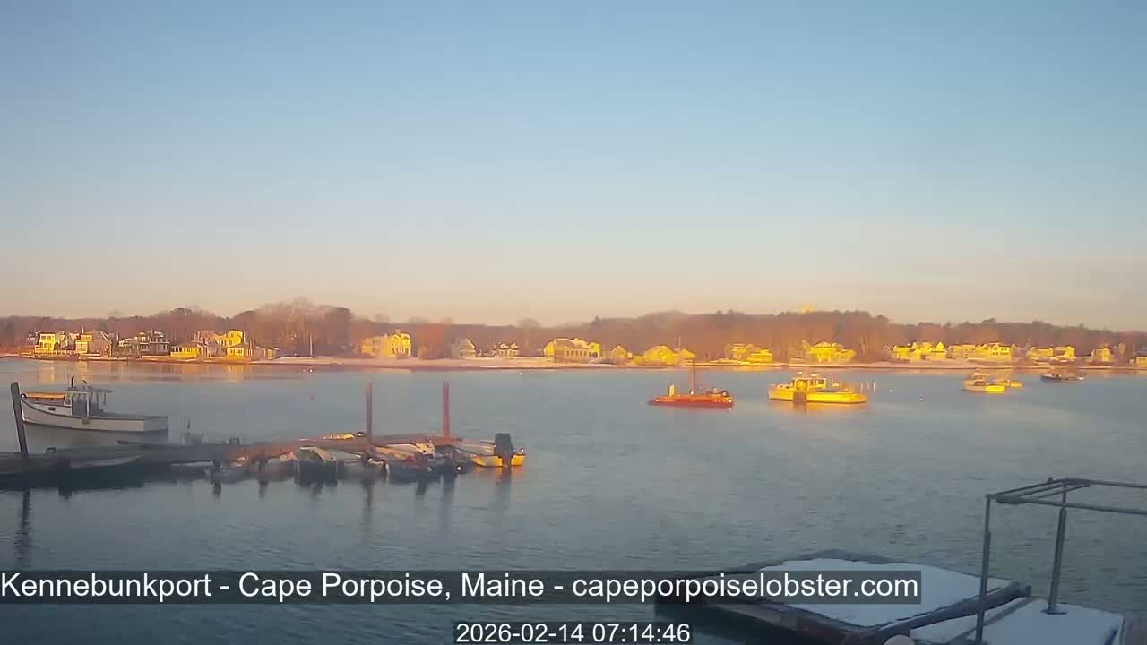 Cape Porpoise,  Inner Harbor Live Cam - Kennebunkport, Maine, USA