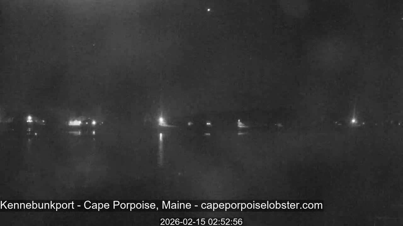 Cape Porpoise,  Inner Harbor Live Cam - Kennebunkport, Maine, USA