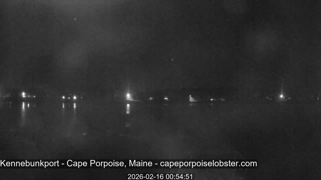 Cape Porpoise,  Inner Harbor Live Cam - Kennebunkport, Maine, USA