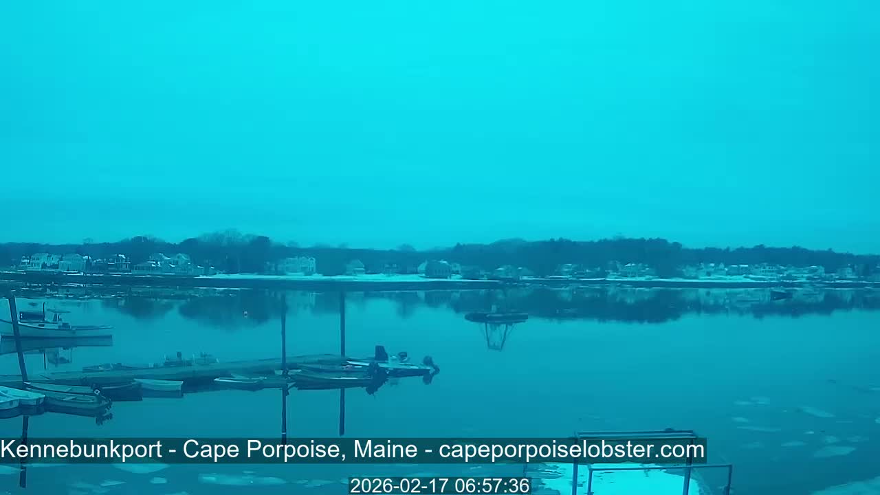 Cape Porpoise,  Inner Harbor Live Cam - Kennebunkport, Maine, USA