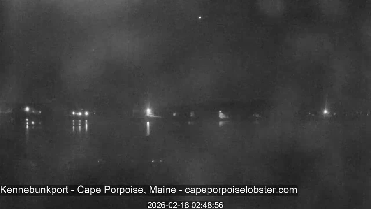 Cape Porpoise,  Inner Harbor Live Cam - Kennebunkport, Maine, USA