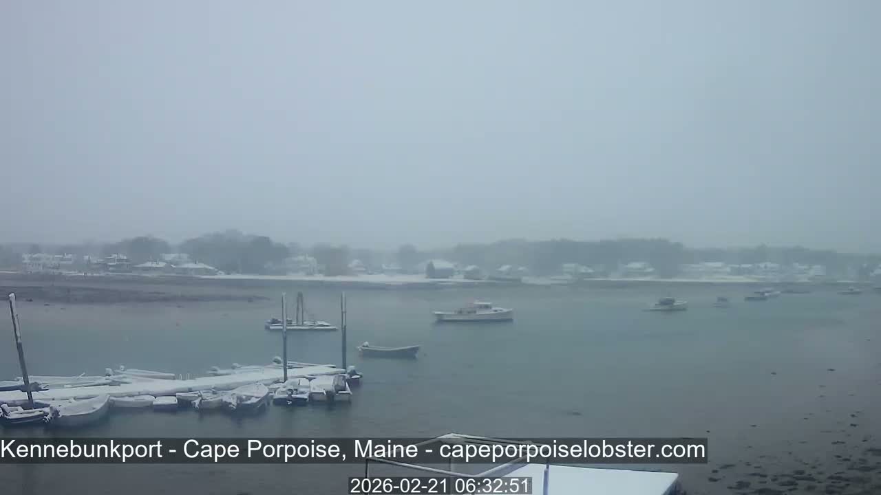 Cape Porpoise,  Inner Harbor Live Cam - Kennebunkport, Maine, USA