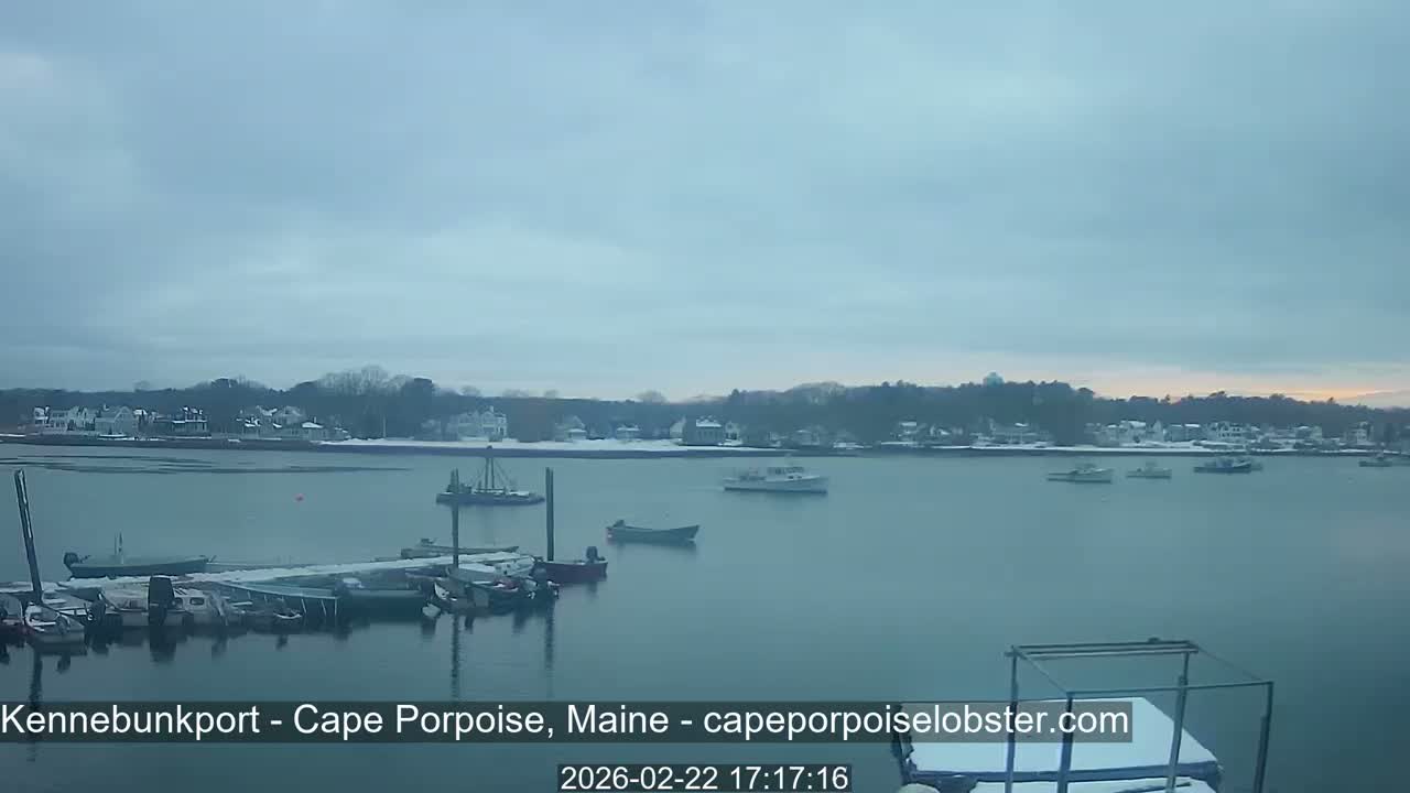 Cape Porpoise,  Inner Harbor Live Cam - Kennebunkport, Maine, USA