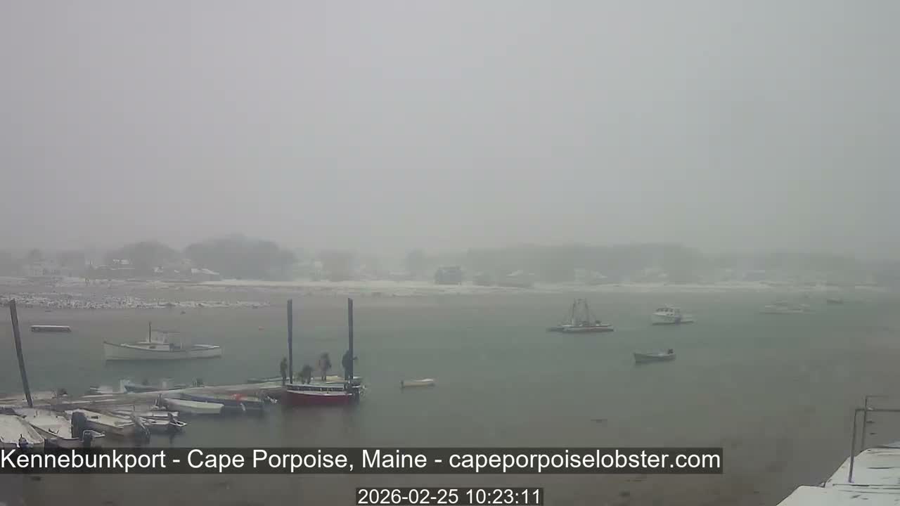 Cape Porpoise,  Inner Harbor Live Cam - Kennebunkport, Maine, USA