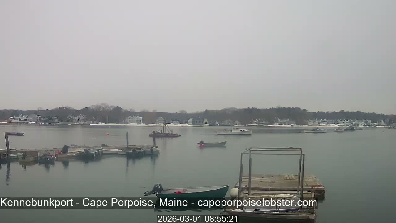 Cape Porpoise,  Inner Harbor Live Cam - Kennebunkport, Maine, USA