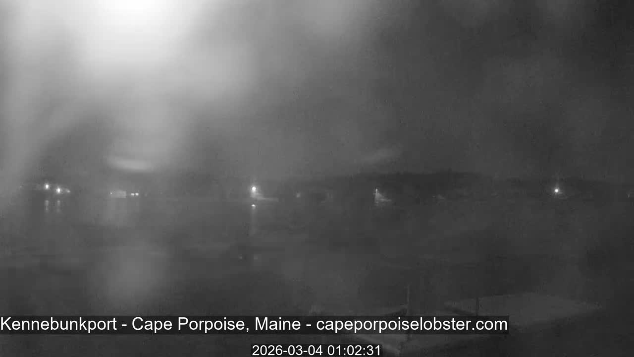 Cape Porpoise,  Inner Harbor Live Cam - Kennebunkport, Maine, USA