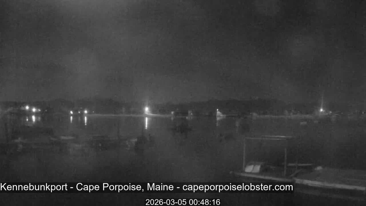 Cape Porpoise,  Inner Harbor Live Cam - Kennebunkport, Maine, USA