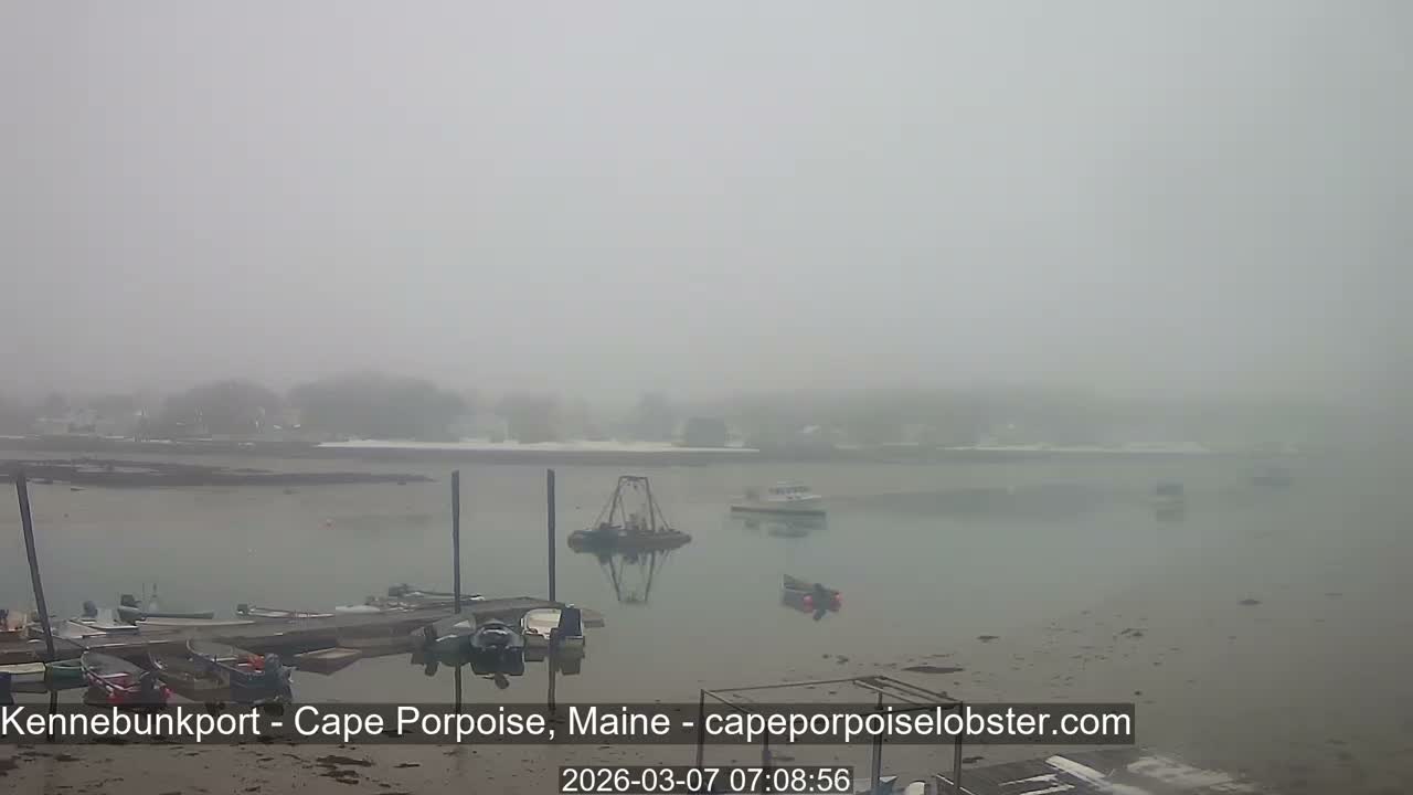 Cape Porpoise,  Inner Harbor Live Cam - Kennebunkport, Maine, USA