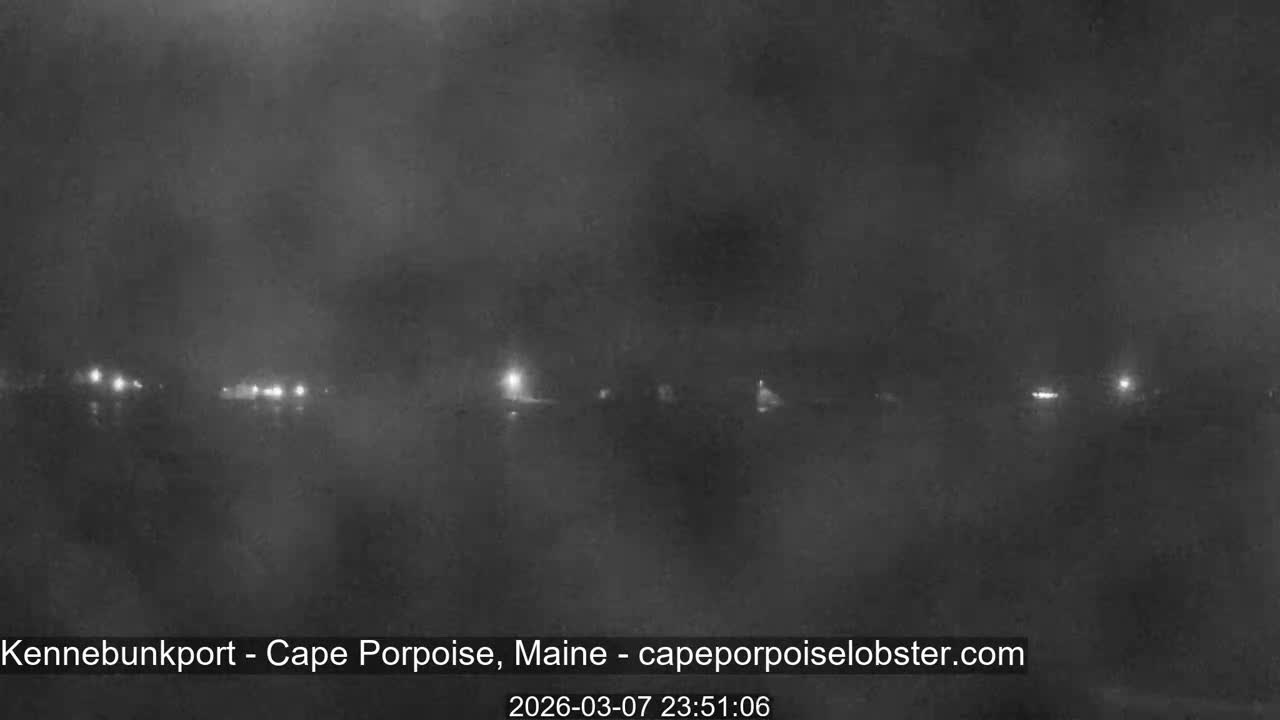 Cape Porpoise,  Inner Harbor Live Cam - Kennebunkport, Maine, USA