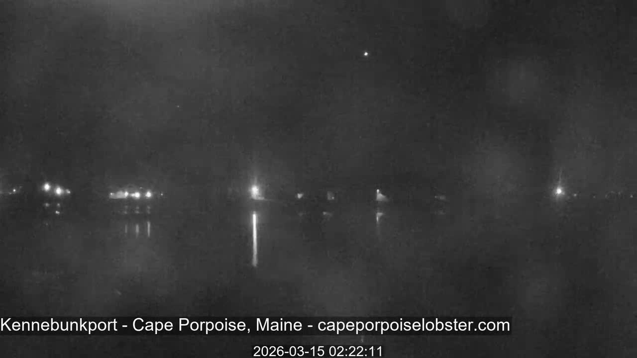 Cape Porpoise,  Inner Harbor Live Cam - Kennebunkport, Maine, USA