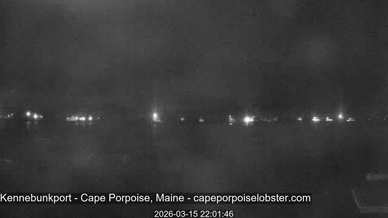 Cape Porpoise,  Inner Harbor Live Cam - Kennebunkport, Maine, USA