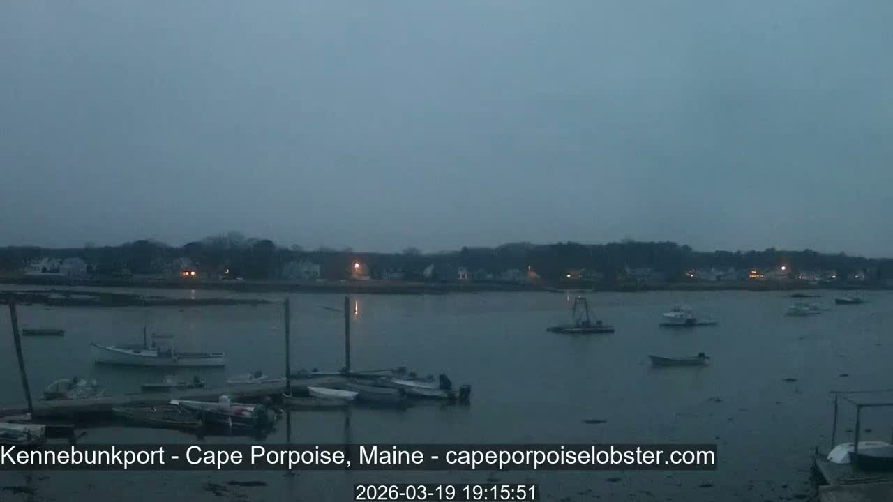 Cape Porpoise,  Inner Harbor Live Cam - Kennebunkport, Maine, USA