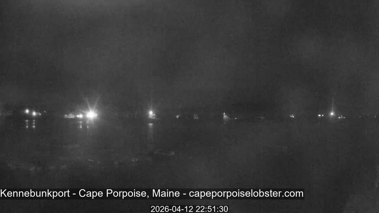 Cape Porpoise,  Inner Harbor Live Cam - Kennebunkport, Maine, USA